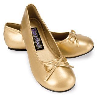   Ballet Flat (Gold) Child Shoes Size Small (11/12) Clothing
