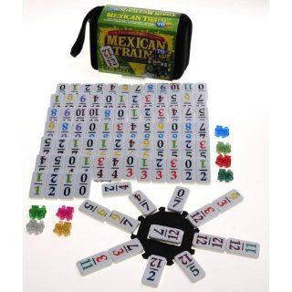 Mexican Train Double 12 Dominoes _ Travel Size _with