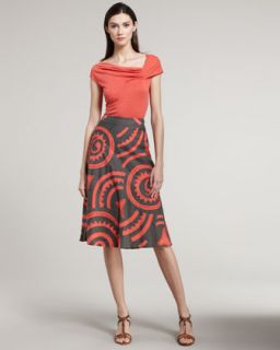 Lafayette 148 New York Lyla Embroidered Skirt   