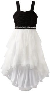 Rare Editions Girls 7 16 Cascade Dress Clothing