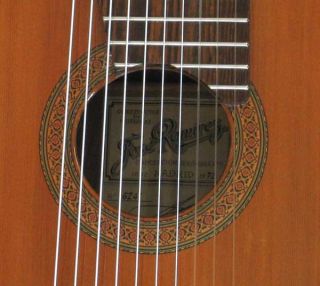 1972 Ramirez 1A 10 String Classical Harp Guitar Case