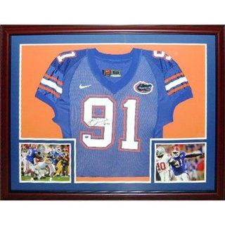 Derrick Harvey Autographed Florida Gators (Blue Game Issue