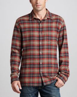 Lacoste Stretch Cotton Sweater & Flannel Shirt   