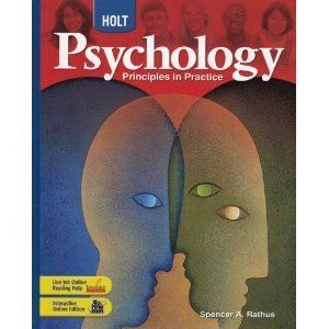 Holt Psychology Principles in Practice by Holt McDougal 2005 Hardcover