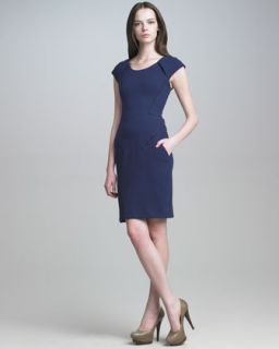 Fitted Wool Dress  