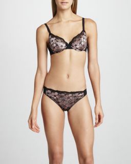 charming flowers underwire bra thong $ 42 92