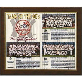 New York Yankees Team of the Decade (90s) Healy Plaque
