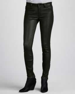 T53P6 J Brand Jeans L8001 Forest Leather Super Skinny Pants