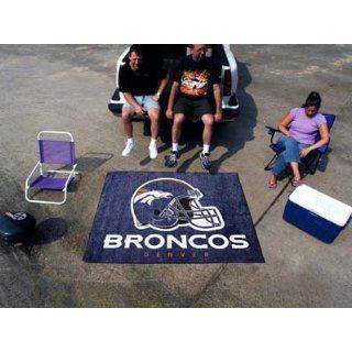 Denver Broncos NFL Team Logo Outdoor Rug / Tailgate Mat