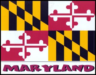  Maryland State Flag T Shirt New 8 Sizes 3 Colors