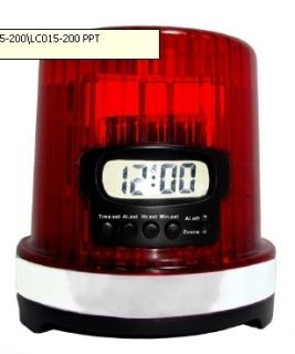 NHL Detroit Red Wings Hockey Goal Light Alarm Clock 99210