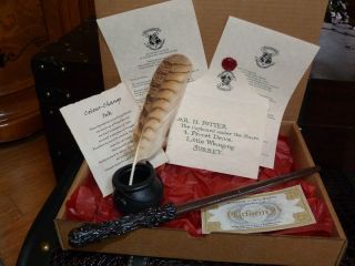 Harry Potter Magic Wand cauldron Owl feather quill ink recepie