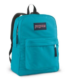 JanSport Superbreak School Backpack (Blinded Blue) Sports