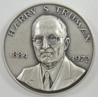 Danbury Mint Sterling Harry S. Truman 1973 Presidential Commemorative