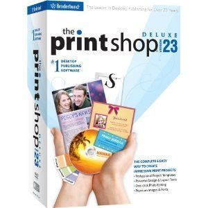 The Printshop 23 Deluxe 1 Desktop Publishing Software Print Shop Brand