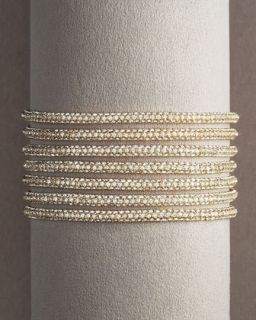 ABS by Allen Schwartz Pave Bangles   