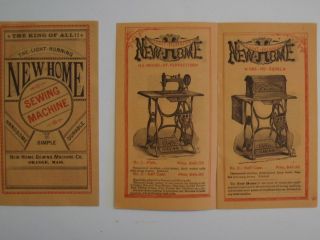 1880s New Home Sewing Machine Co Illustrated Sales Booklet