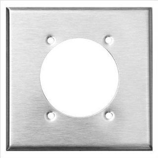 Morris Products 83505 SS 2 gang power outlet 2.456 plate