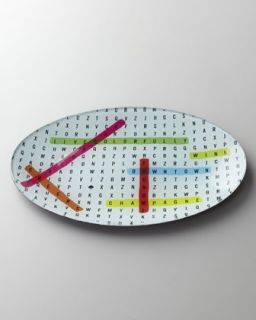 H6K9L kate spade new york Oval Word Search Tray