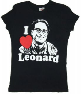 I Heart Leonard Big Bang Theory Sheer Womens T shirt