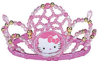 Hello Kitty Party Supplies Beaded Beaded Tiara 5 x 3 1 2 x 6