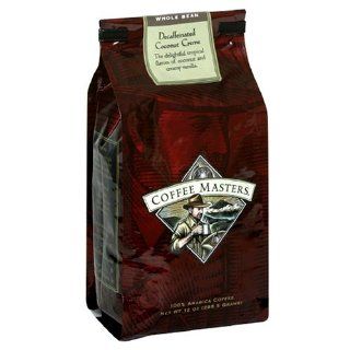 Coffee Masters Flavored Coffee, Coconut Creme Decaffeinated, Whole