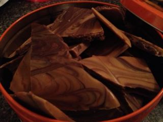 Homemade Chocolate Peanut Butter Bark 1 Pound Package