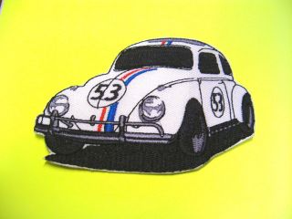 PATCH Herbie The Love Bug 53 Fully Loaded Promotional Patch VW Beetle