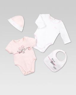 Gucci Teo Baby Shoe, GG Long Sleeve Sleepsuit & Babys GG Fedora