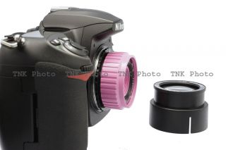 Holga Lens for Nikon D3200 D3100 D3000 D5100 D5000 Pink + 2.5X Tele