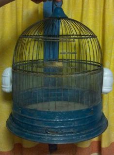  Vintage Brass Hendryx Birdcage
