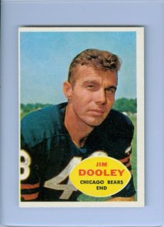  1960 Topps Football Bears Jim Dooley 15 NM MT