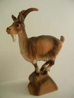 henning norway wood hand carved mountain goat