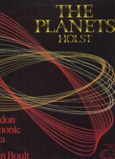 The Planets Holst London Philharmonic Orchestra UK Vinyl LP Adrian