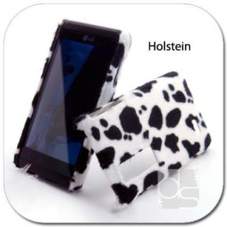 Holstein Velvet Hard Skin Case Cover For LG P920 Optimus 3D at t