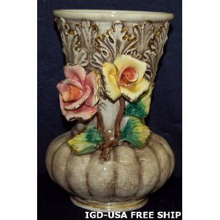 Authentic handcrafted Italian 9 Inches Floral Vase