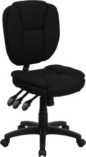  Multi Function Swivel Tilt Home Office Desk Task Armless Chairs