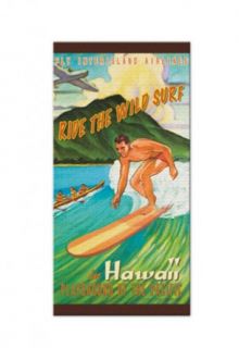 Hawaiian Hawaii Beach / Pool / Bath Towel 60 x 30 ~ PACIFIC SURFER