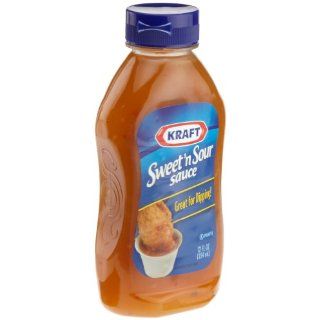 Kraft Sweet & Sour Sauce, 12 Ounce Squeeze Bottles (Pack of 6) 