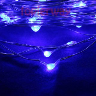 10M 100 LED Blue String Fairy Light for Decoration Party Xmas Wedding