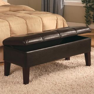 lewis upholstered storage bench from brookstone we realize the