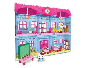 With more than 75 pieces, the Hello Kitty Schoolhouse is an ideal