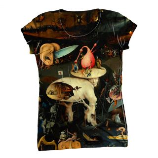 ArtsyClothingCo  Womens Top  Ladies T Shirt  Hieronymus Bosch 006