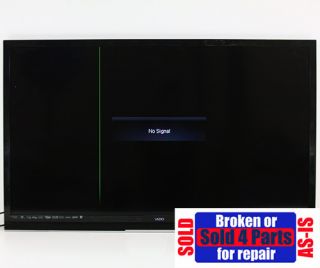 AS IS Broken Vizio M550SL 55 1080p HD TV for parts or repair