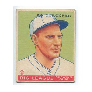 Leo Durocher 1933 Goudey Card