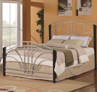 Iron Beds and Headboards Queen Wood with Metal Headboard Footboard Bed