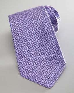 neat solid circles tie lilac $ 145