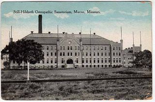 Postcard Still Hildreth Sanatorium Macon Missouri