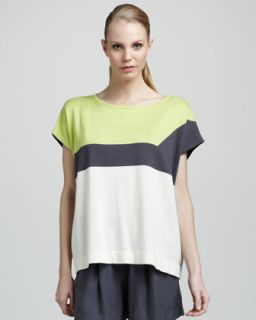 Lisa Todd Colorblock Knit Top   