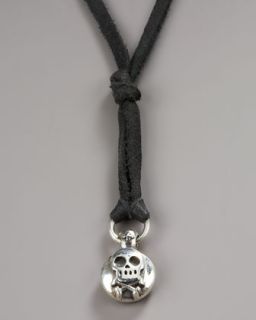 skull button necklace $ 190